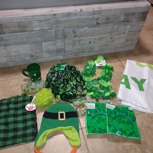 Green St. Patrick's Day Party Accessory Bundle - 23 Pieces (Read Below)